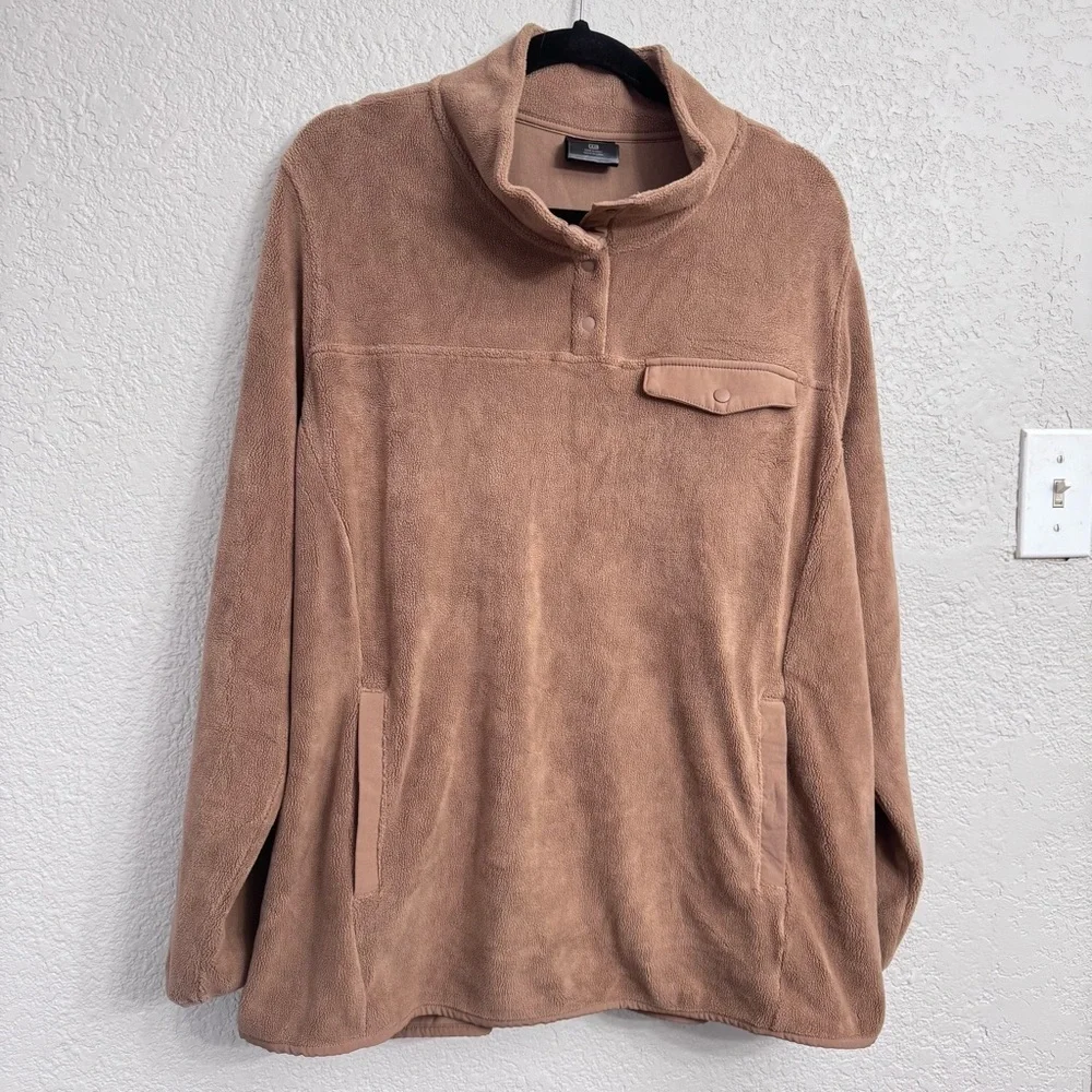 Men’s 32° Heat Brown Pullover Sweater - Size XXL